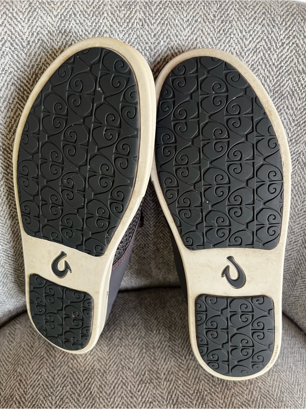 OluKai Pehuea Women’s Slip-On Shoes Gray Size 8.5 Mesh Casual Sneakers - Picture 5 of 7